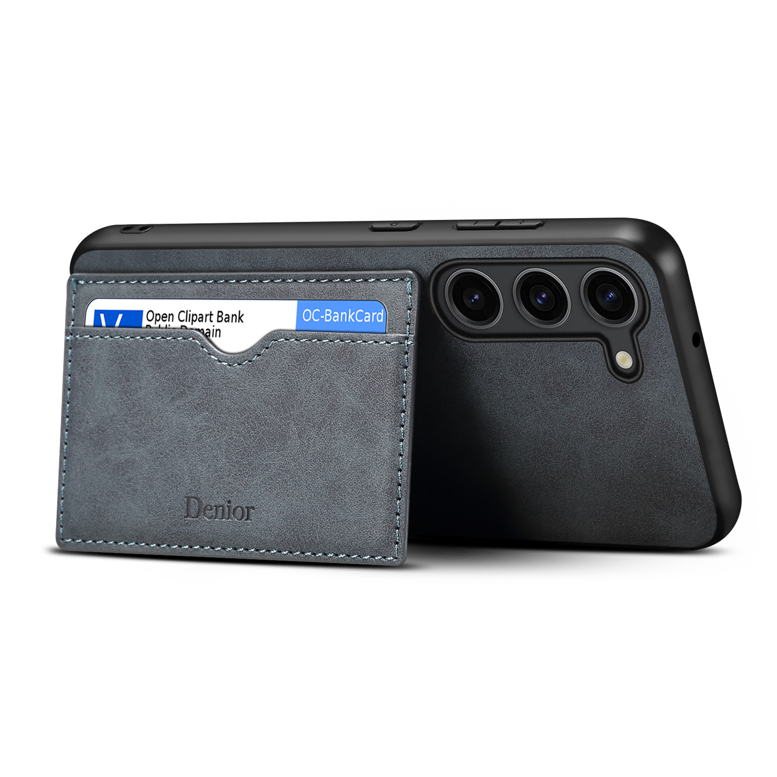 Leather Card Wallet Mobile Phone Case for Samsung Galaxy S