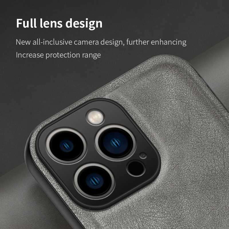 Classic Leather Business Magsafe Mobile Phone Case for iPhone
