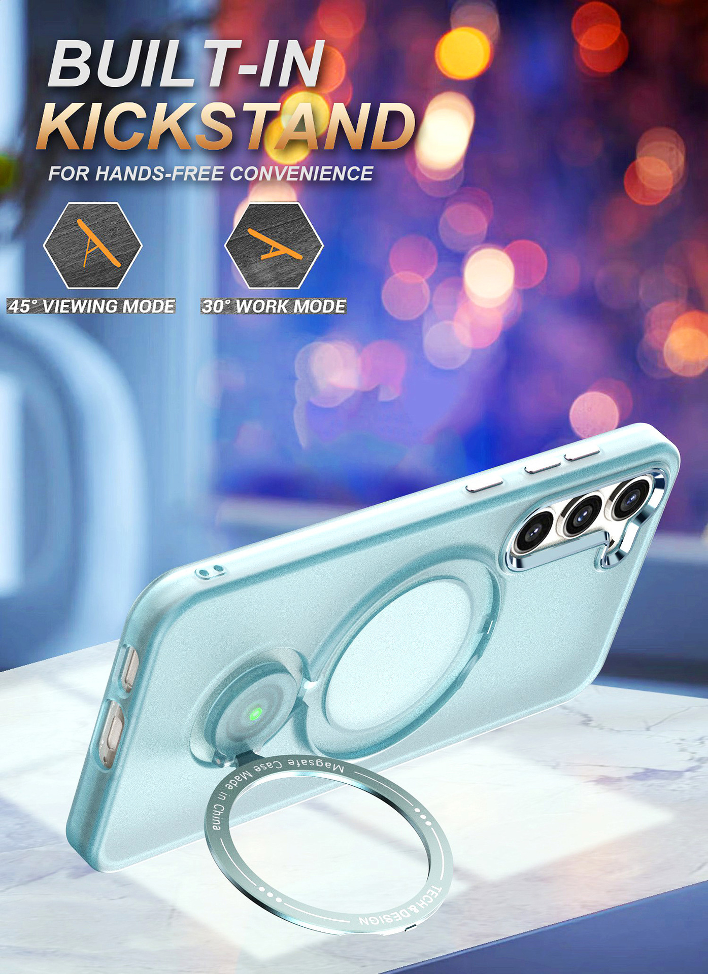 Magsafe Bracket Mobile Phone Case for Samsung Galaxy S24