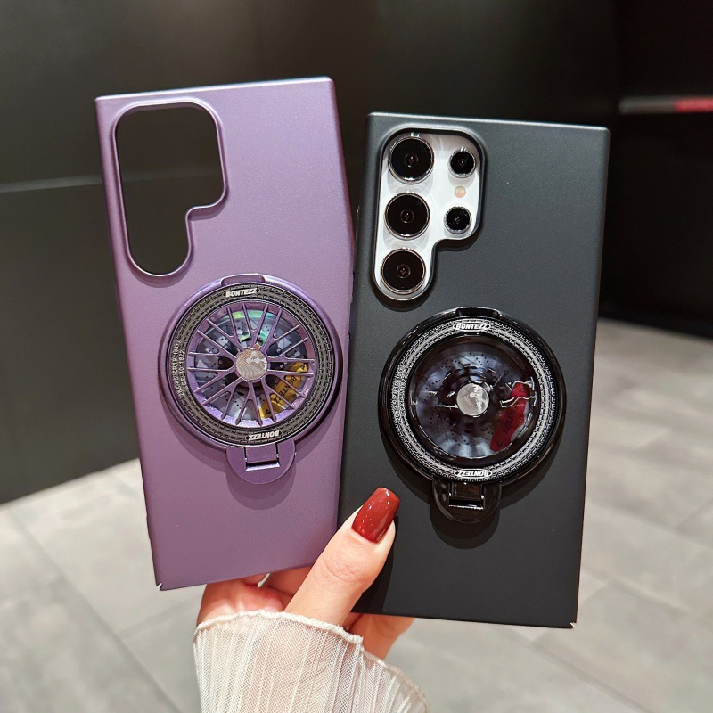 Rotating Gyro Magsafe Bracket Mobile Phone Case for Samsung Galaxy S