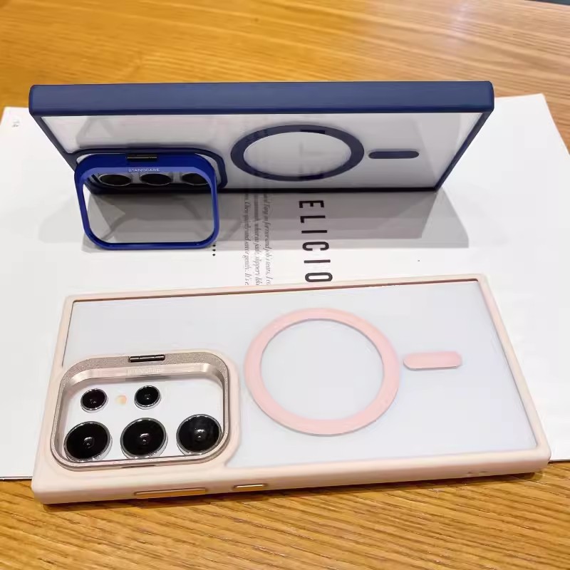 Transparent Magsafe Mobile Phone Case for Samsung Galaxy S