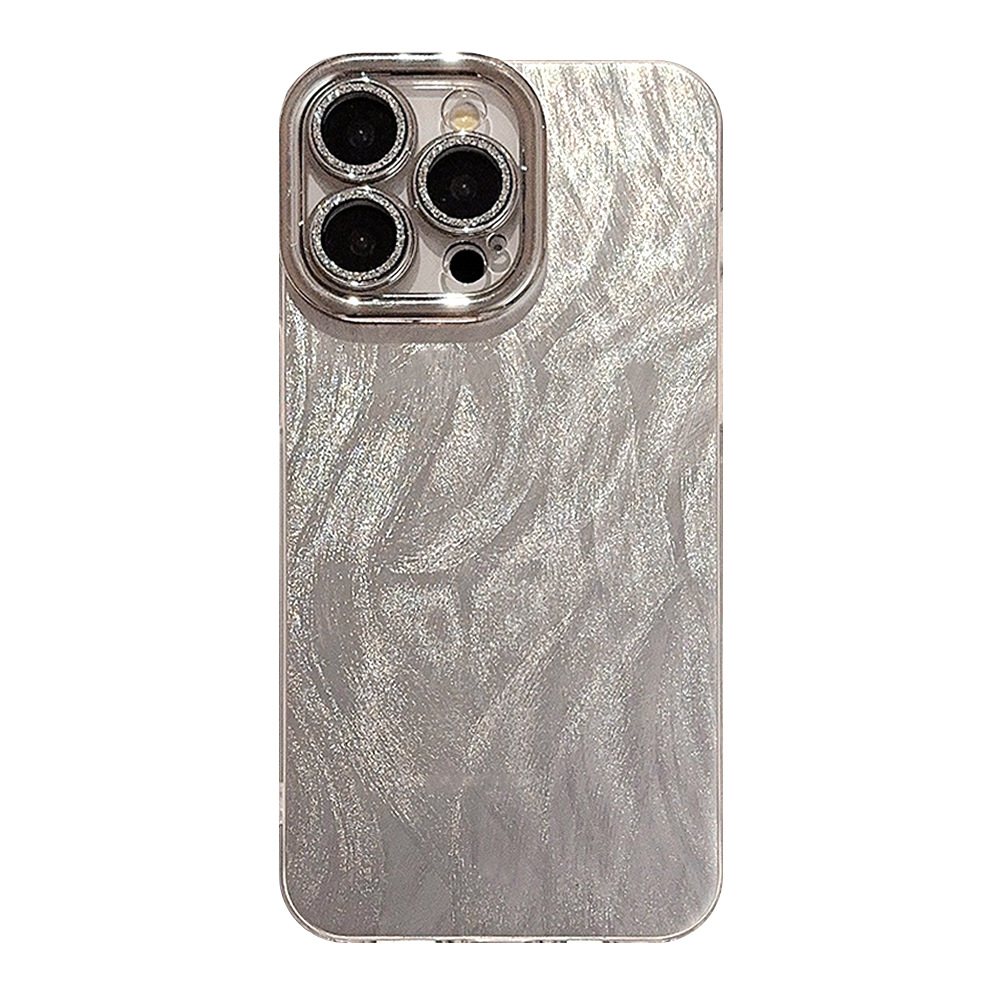 Silver Laser Mobile Phone Case for Apple iPhone