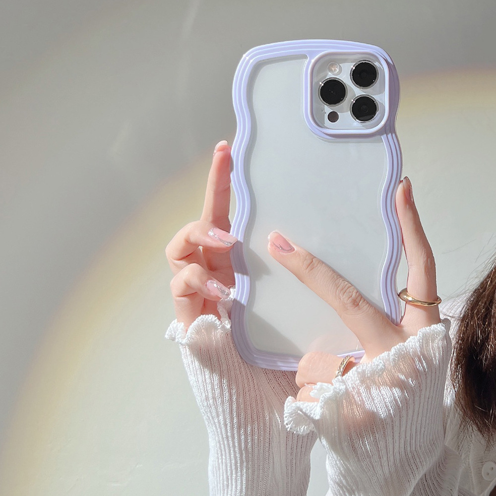Wavy Border Mobile Phone Case for Apple iPhone