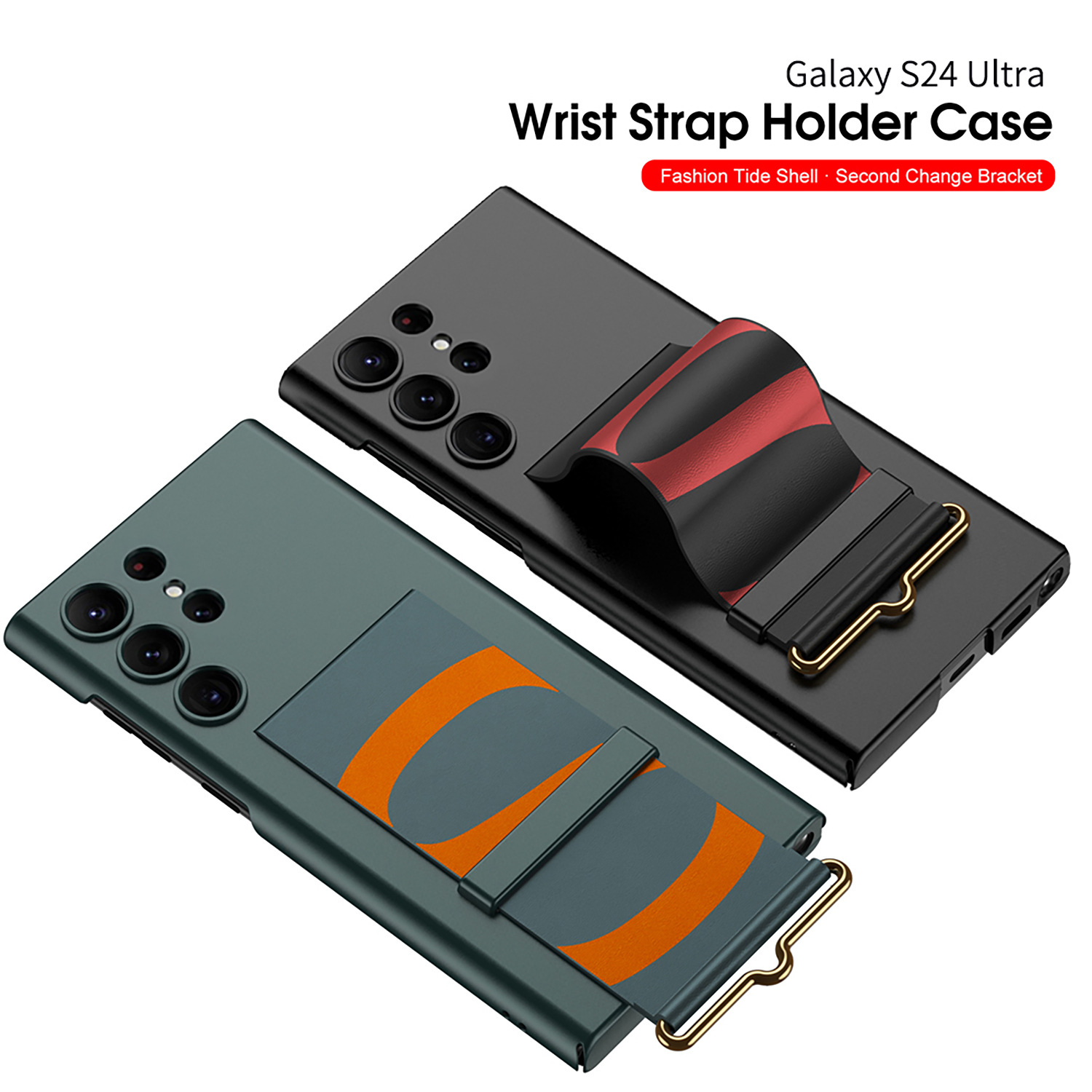 Luxury Wristband Bracket Mobile Phone Case for Samsung Galaxy S