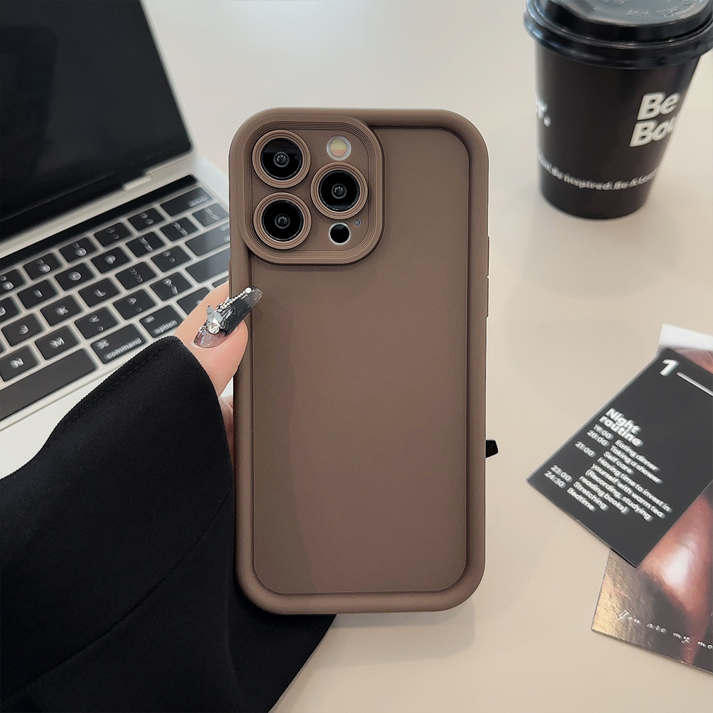 Solid Silicon Mobile Phone Case for Apple iPhone9