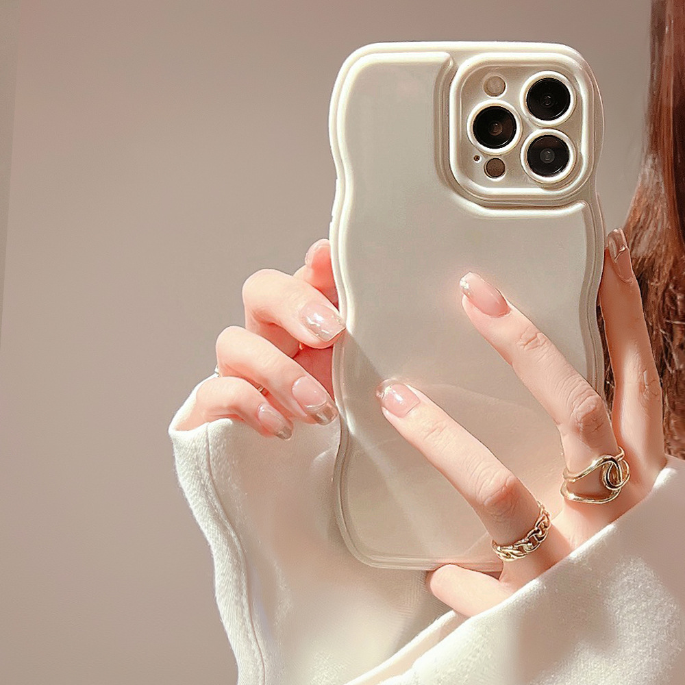 Stylish Wave Pattern Mobile Phone Case for Apple iPhone