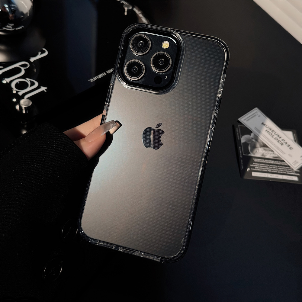 Simple Transparent Mobile Phone Case for Apple iPhone