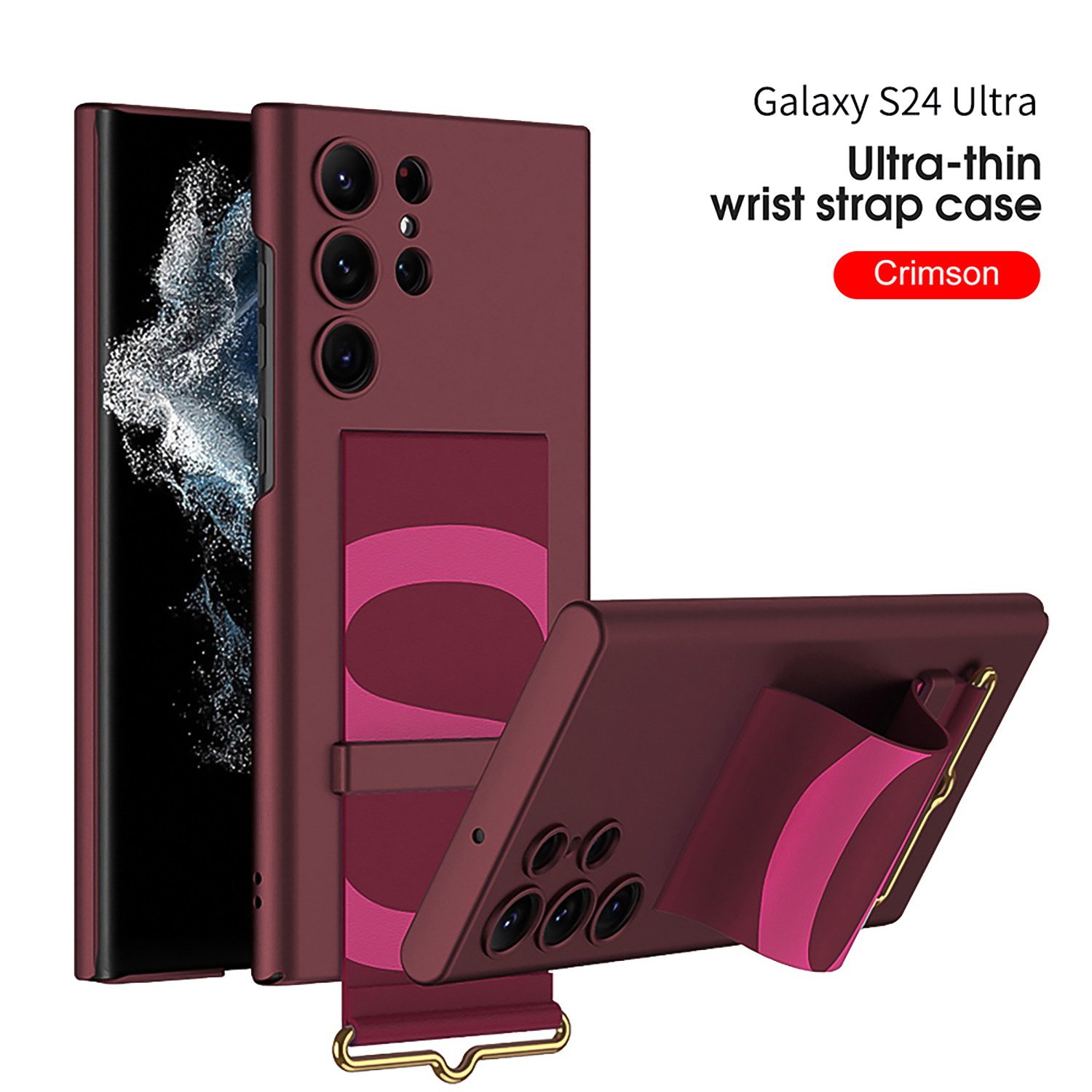 Luxury Wristband Bracket Mobile Phone Case for Samsung Galaxy S