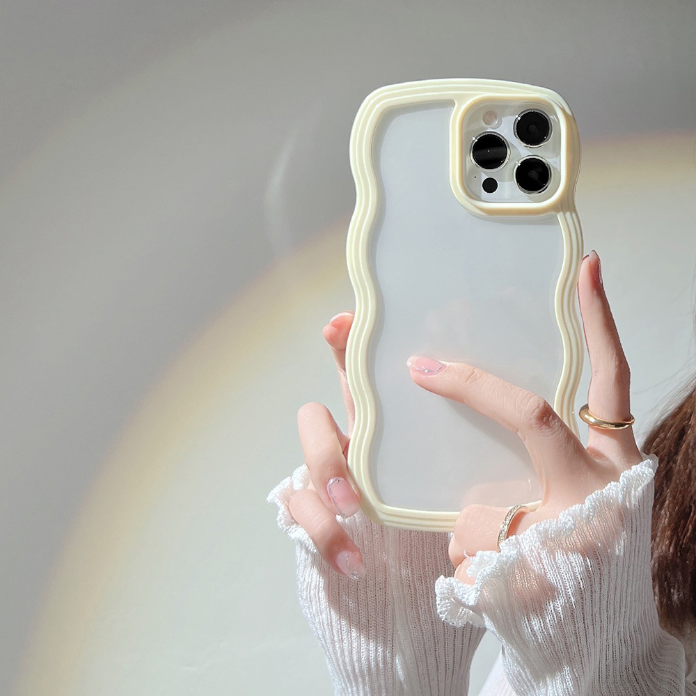 Wavy Border Mobile Phone Case for Apple iPhone