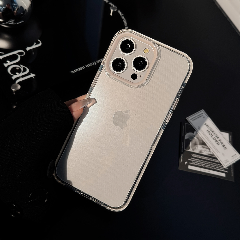 Simple Transparent Mobile Phone Case for Apple iPhone