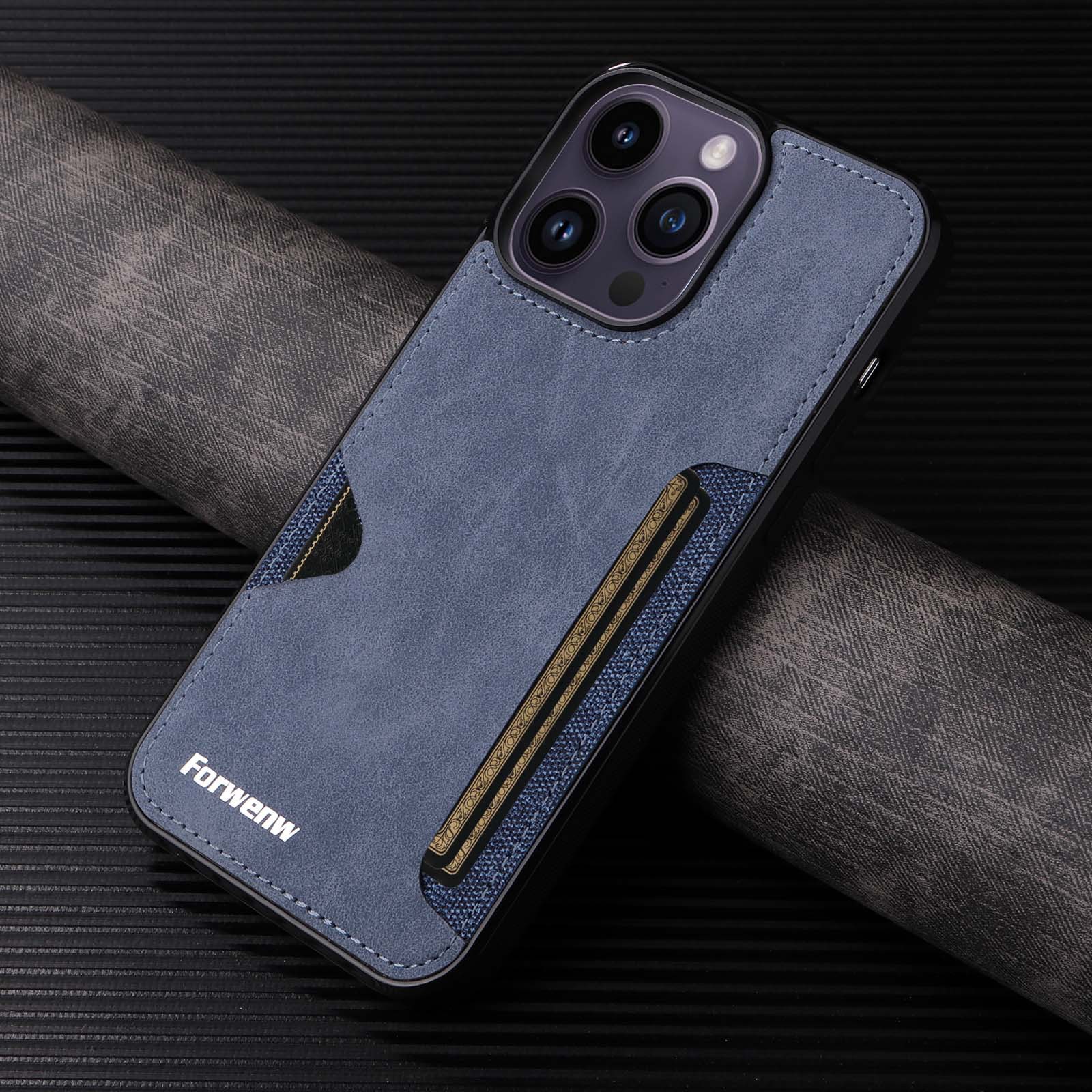 Luxury Leather Business Mobile Phone Case for Apple iPhone