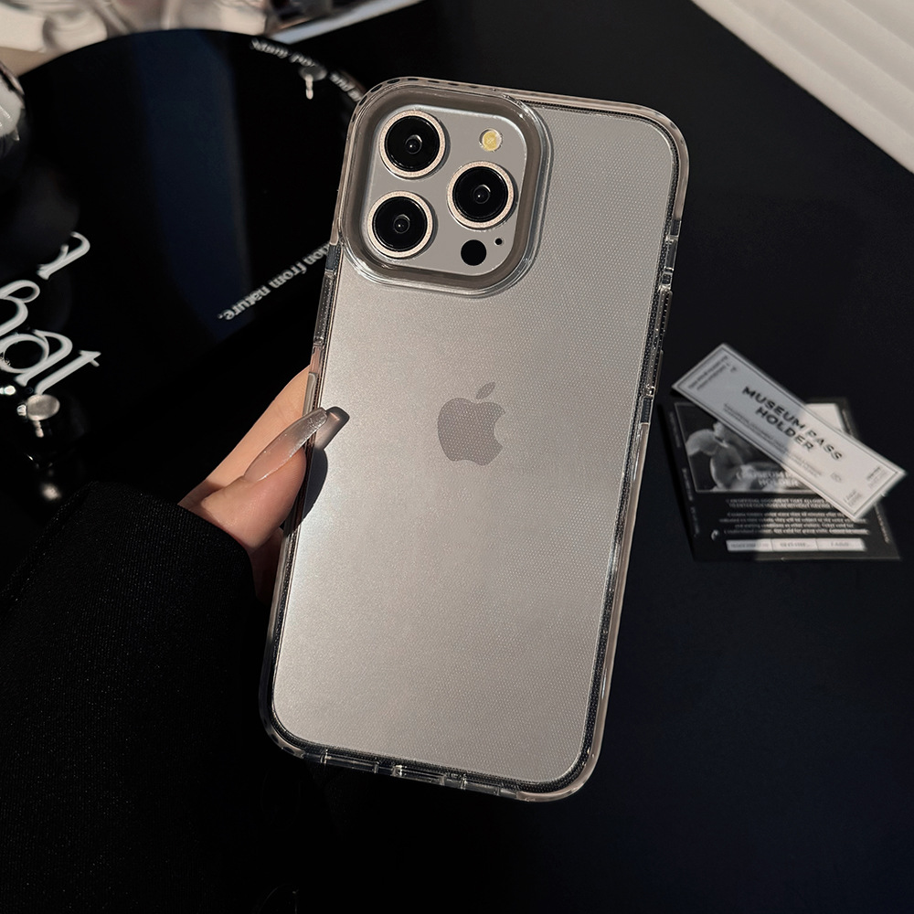 Simple Transparent Mobile Phone Case for Apple iPhone