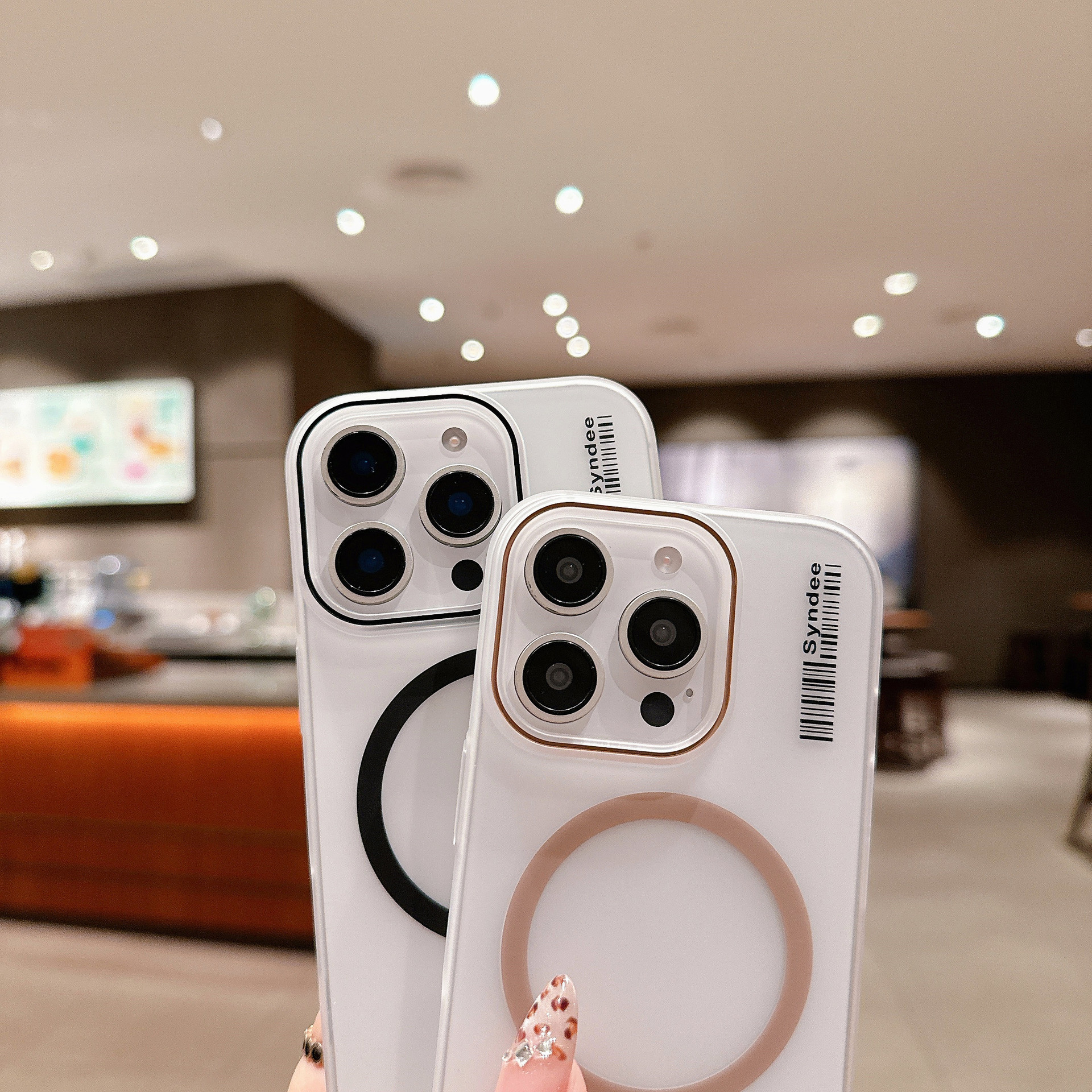 Skin-feel Matte Transparent Magsafe Mobile Phone Case for Apple iPhone