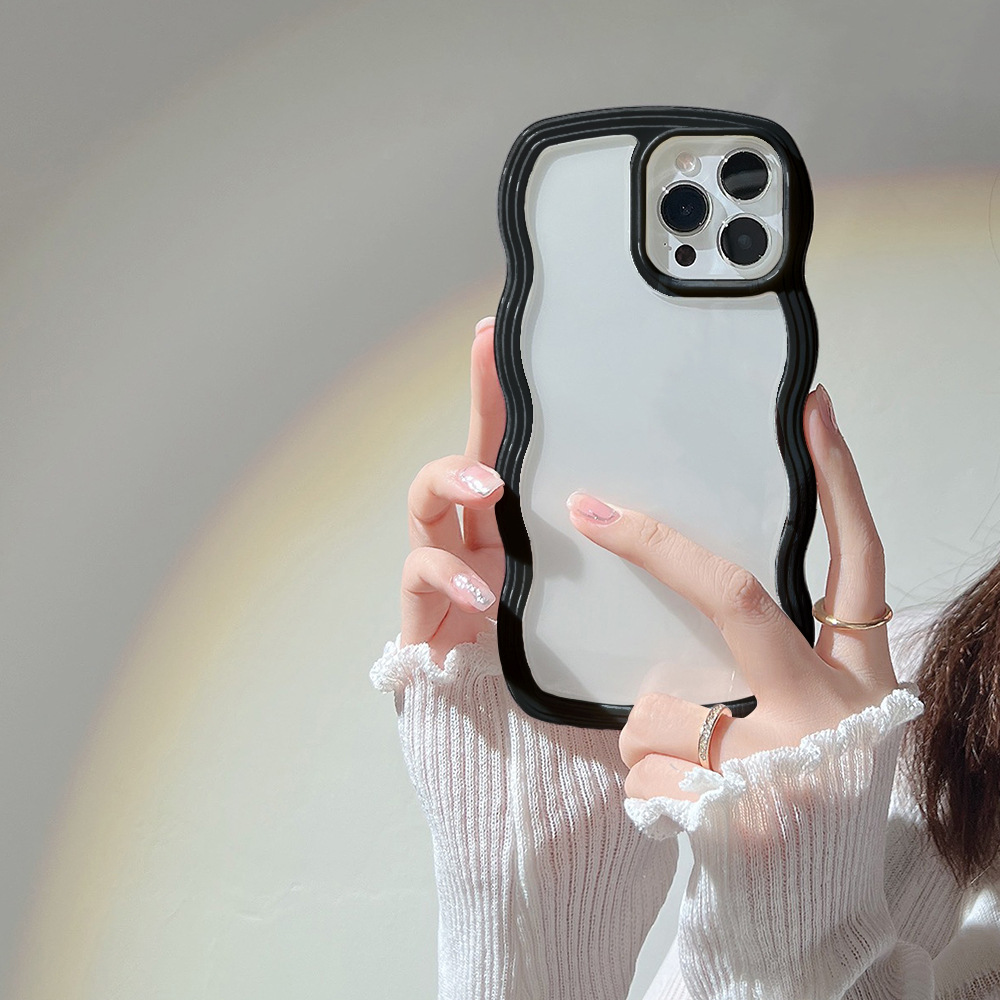 Wavy Border Mobile Phone Case for Apple iPhone