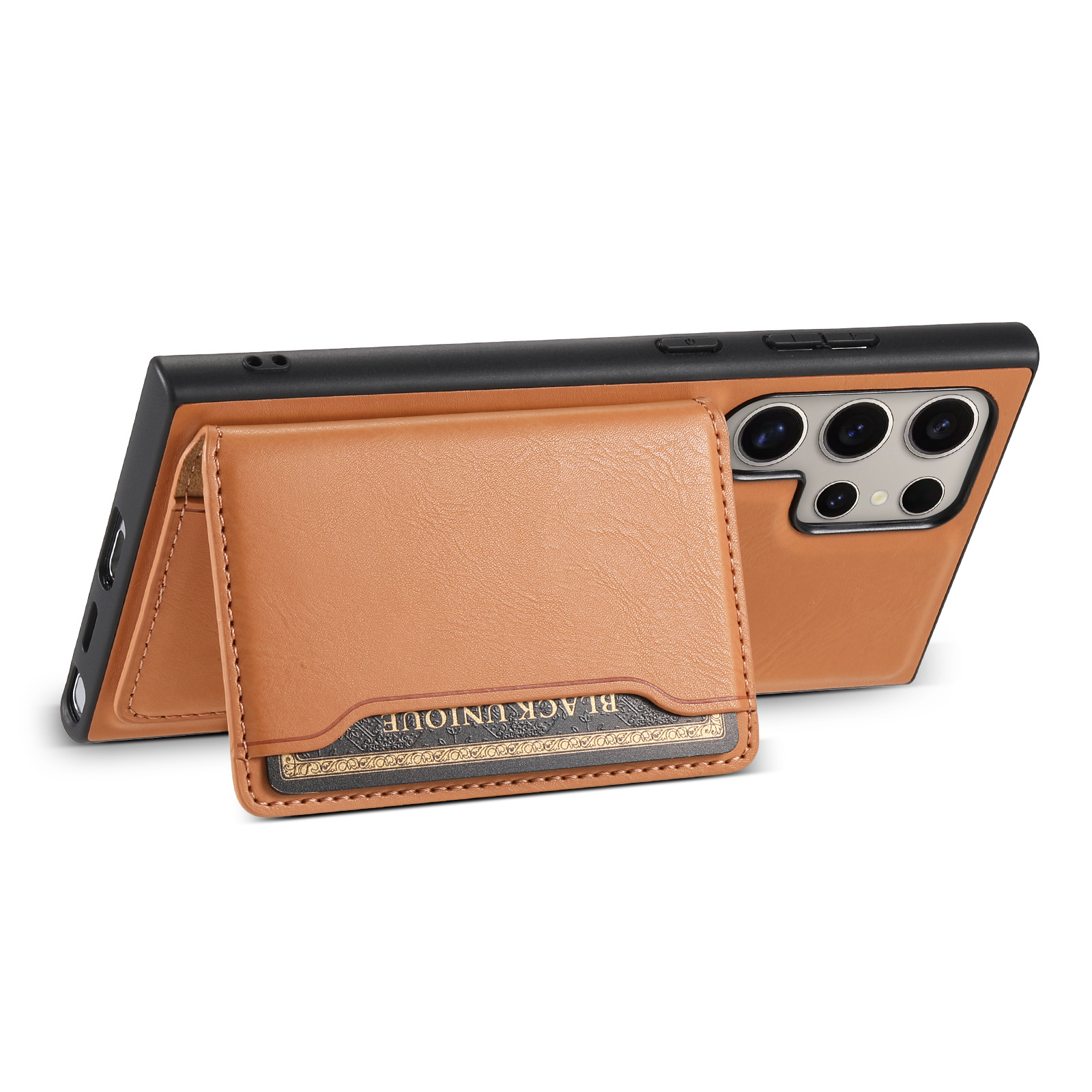 Leather Card Wallet Magsafe Mobile Phone Case for Samsung Galaxy S
