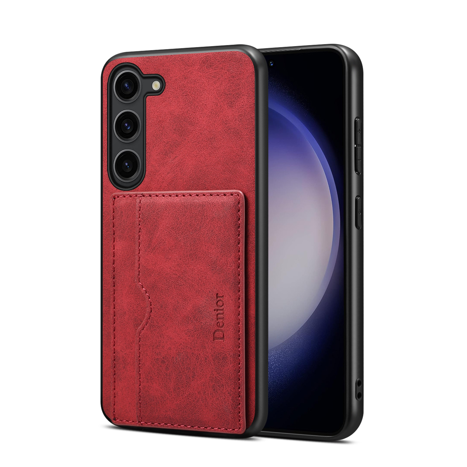 Leather Card Wallet Mobile Phone Case for Samsung Galaxy S