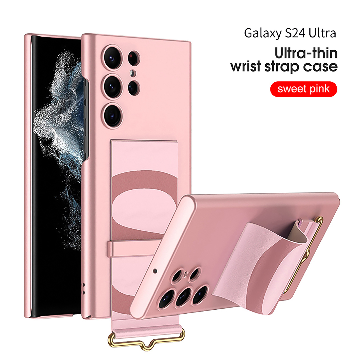 Luxury Wristband Bracket Mobile Phone Case for Samsung Galaxy S