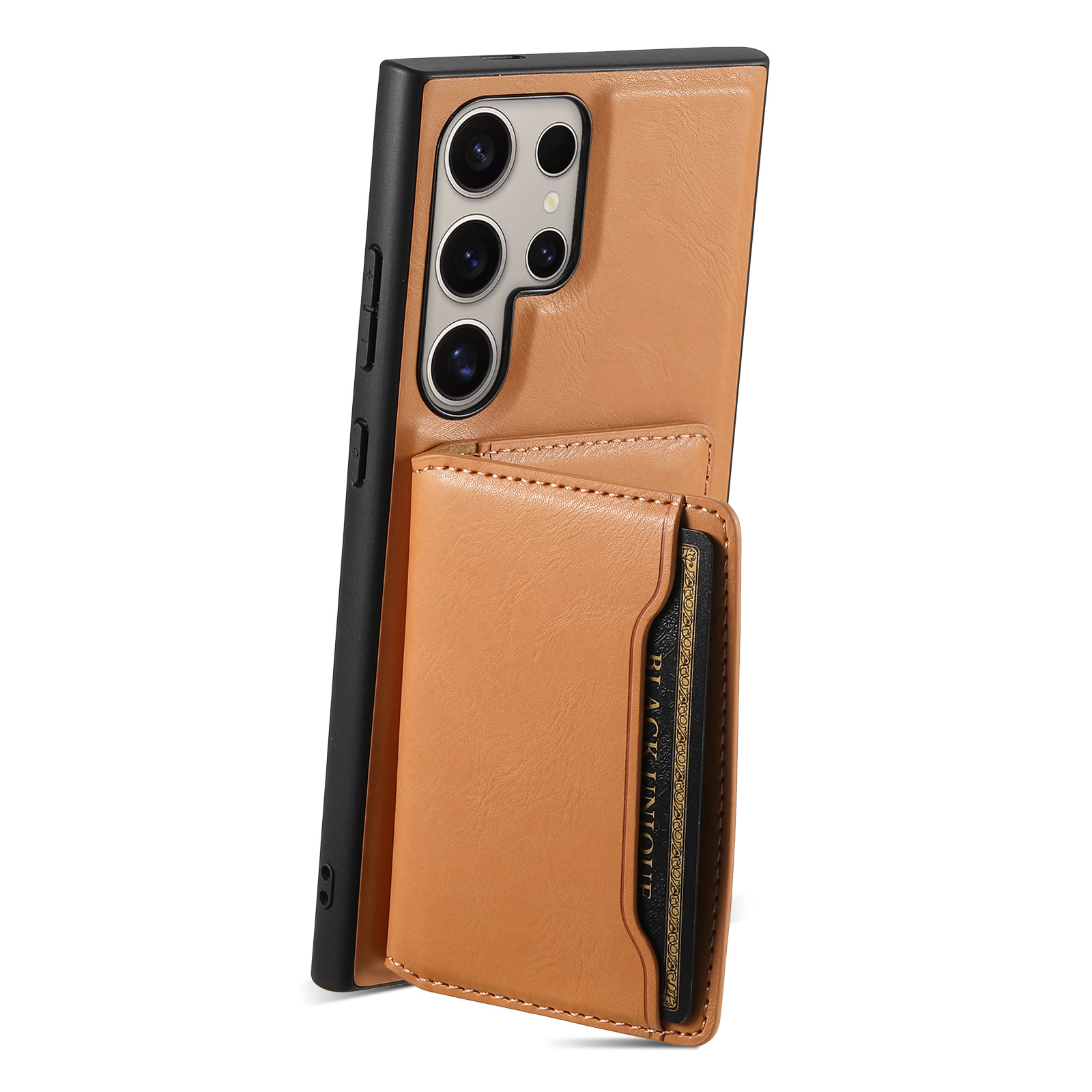 Leather Card Wallet Magsafe Mobile Phone Case for Samsung Galaxy S