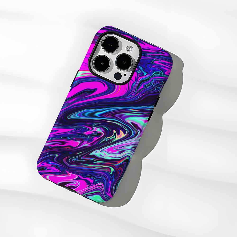 Cross-border Wavy 2-in-1 film shell 14 for Apple 13pm phone case 12Pro Cool 15 niche 11