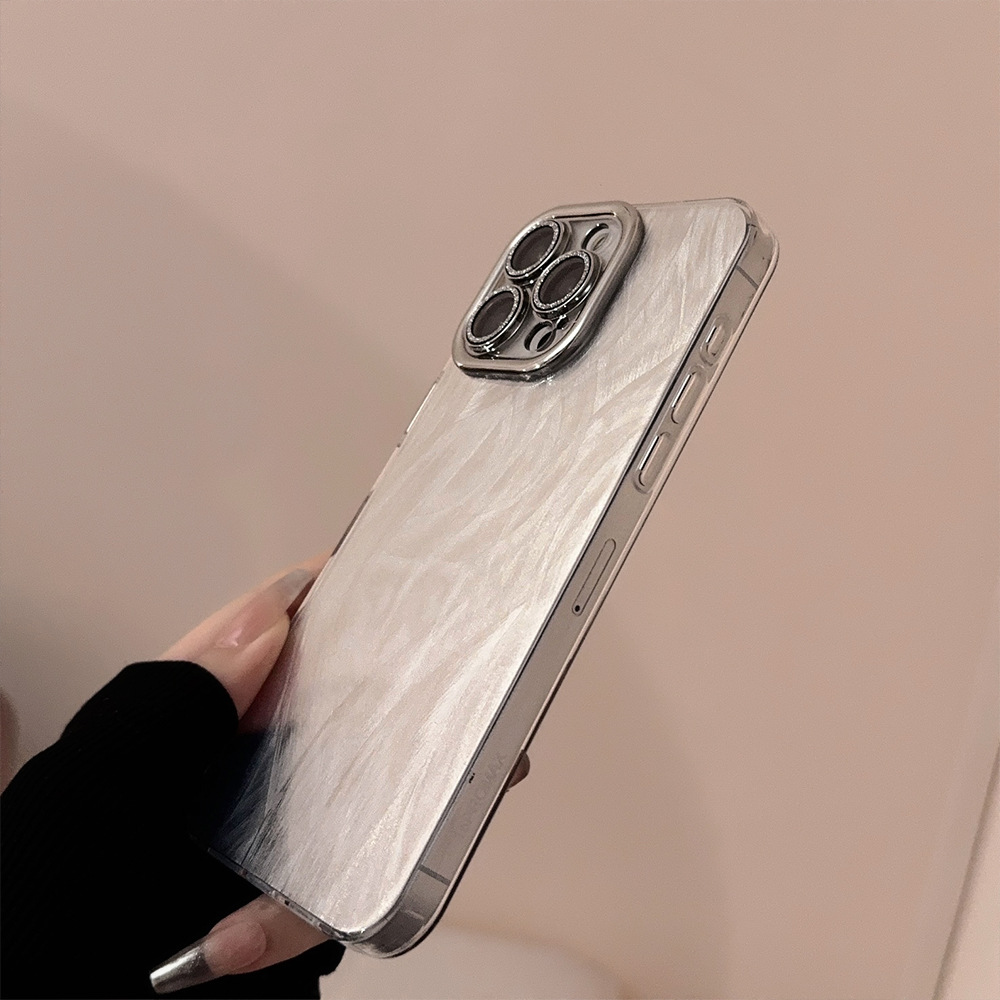 Silver Laser Mobile Phone Case for Apple iPhone