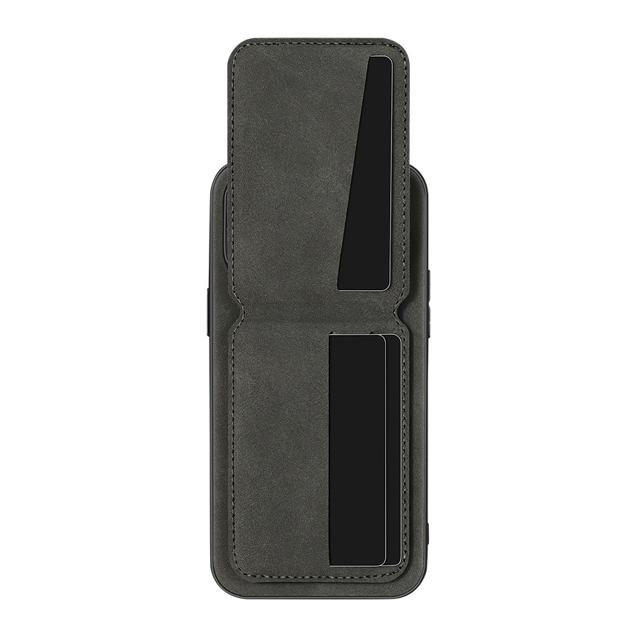 Leather Business Card Wallet Mobile Phone Case for iPhone