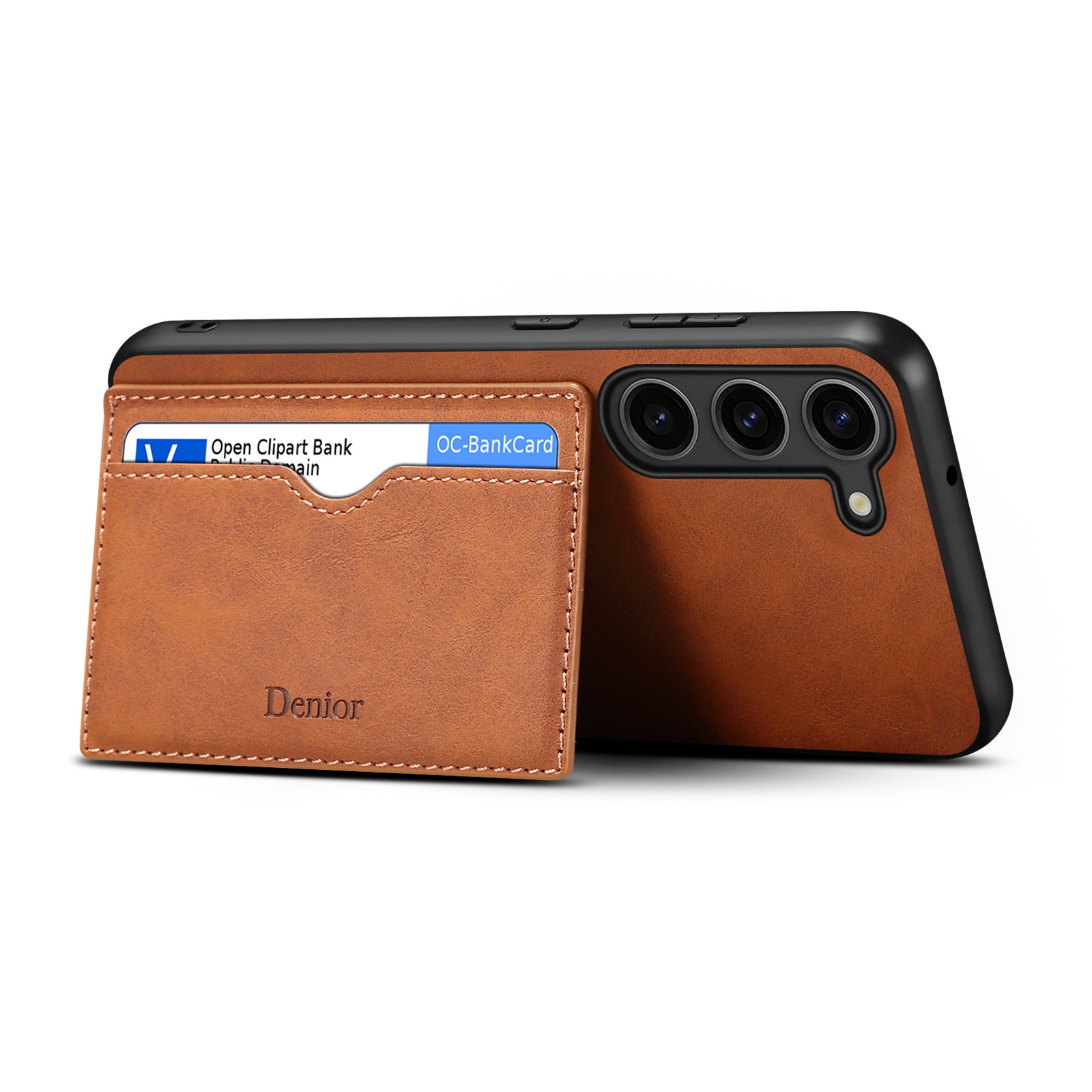 Leather Card Wallet Mobile Phone Case for Samsung Galaxy S