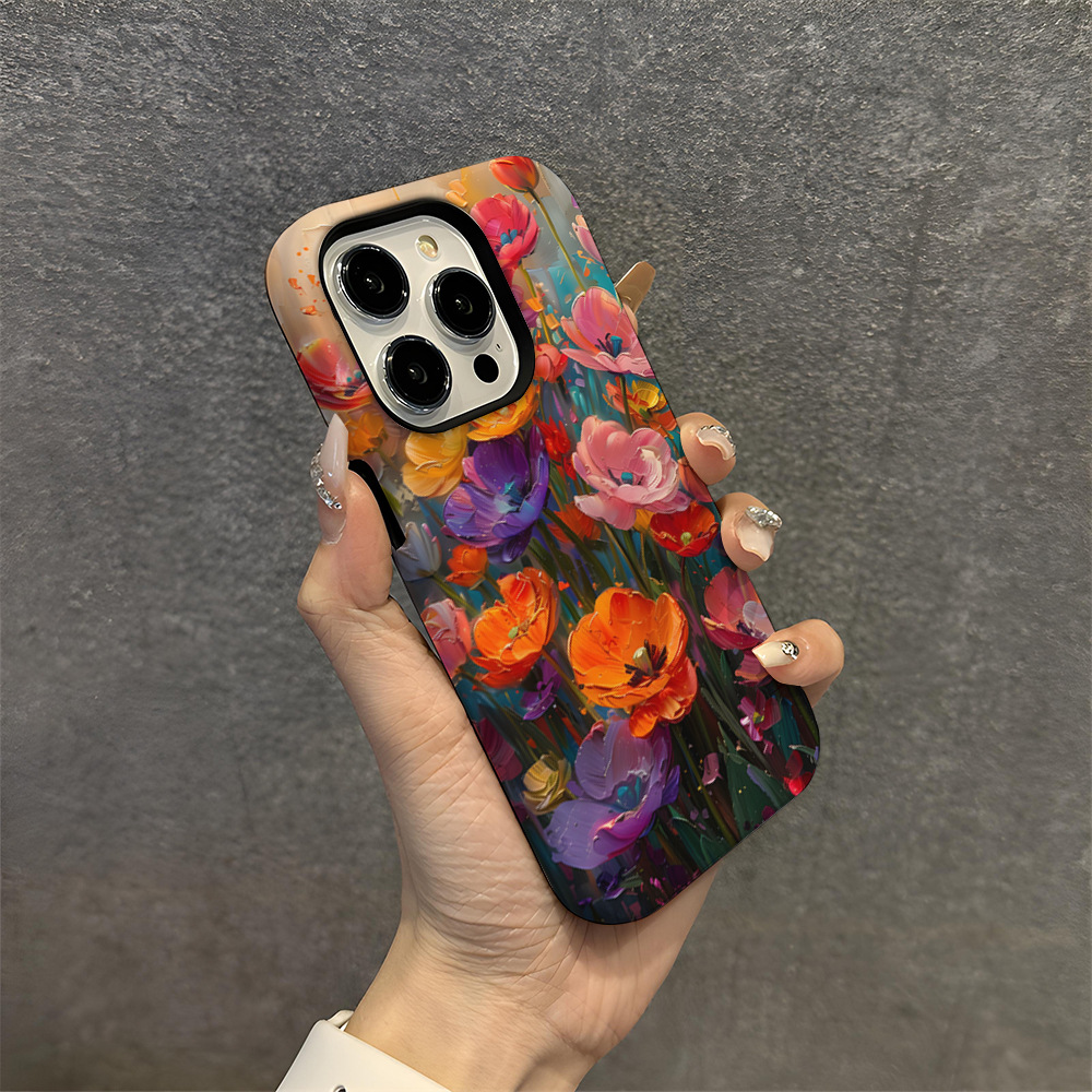 Flower Printed Phone Case for Apple iPhone