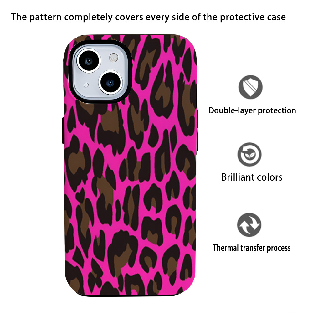 Leopard Printed Phone Case for Apple iPhone