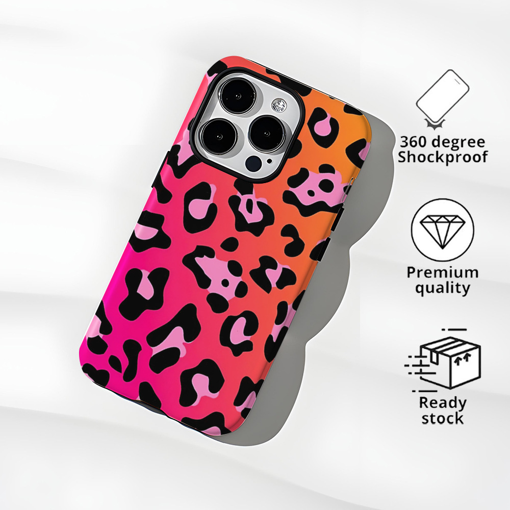 New Leopard Printed Phone Case for Apple iPhone