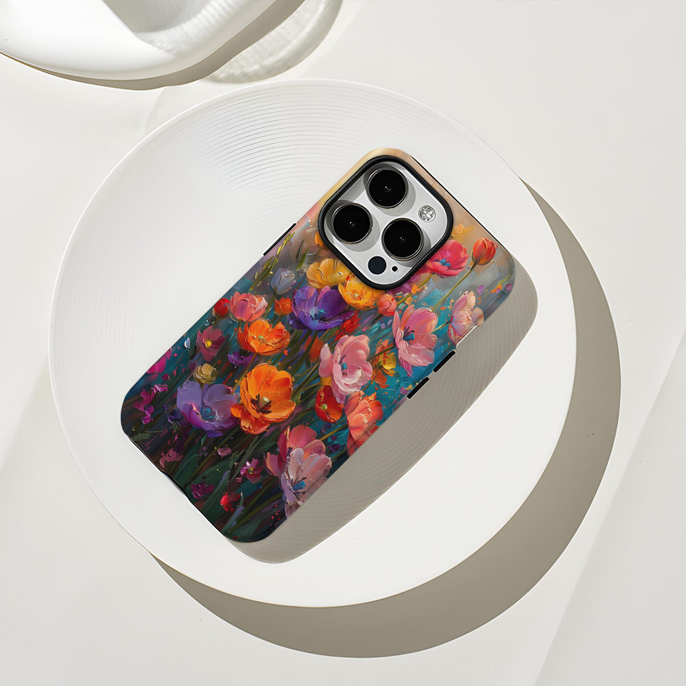 Flower Printed Phone Case for Apple iPhone