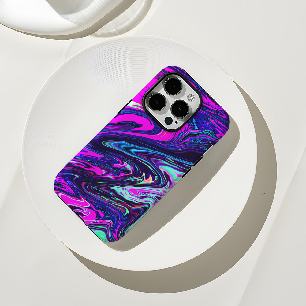 Cross-border Wavy 2-in-1 film shell 14 for Apple 13pm phone case 12Pro Cool 15 niche 11