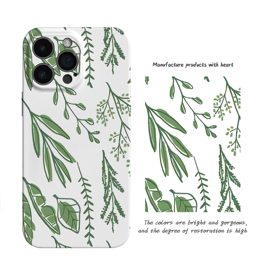 Floral Printed Phone Case for Apple iPhone