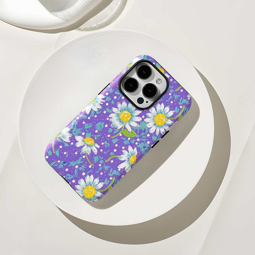Painted Flowers Printed Phone Case for Apple iPhone