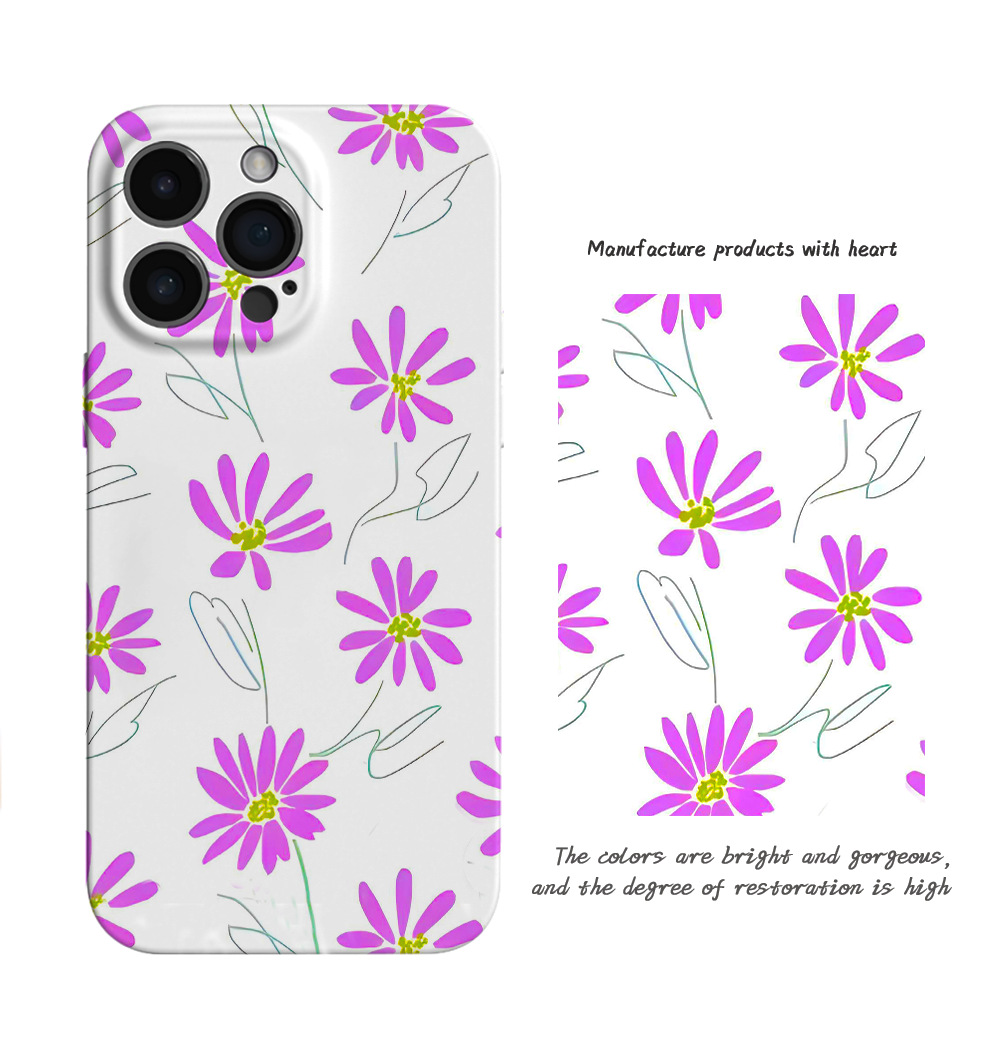 Floral Printed Phone Case for Apple iPhone