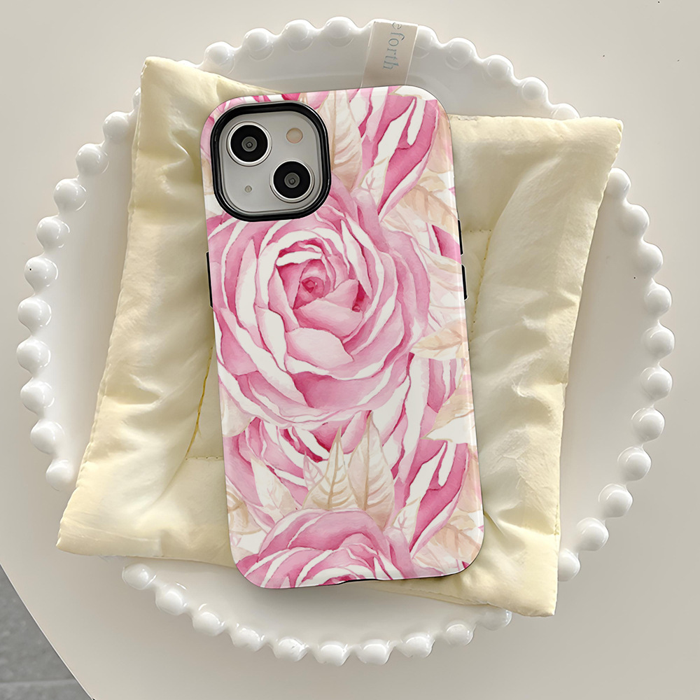 Flower Printed Phone Case for Apple iPhone