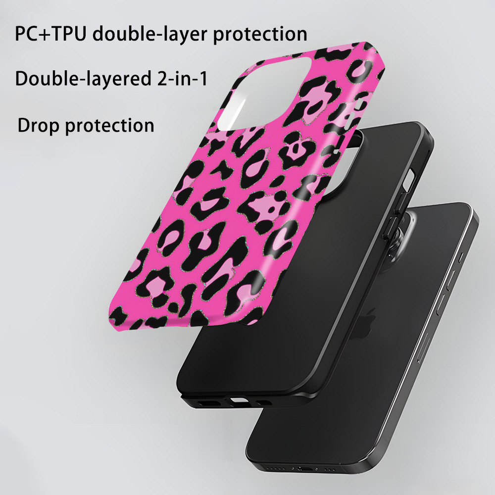 Leopard Printed Phone Case for Apple iPhone