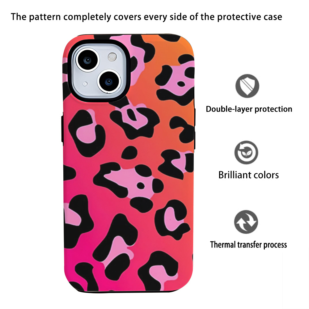 New Leopard Printed Phone Case for Apple iPhone