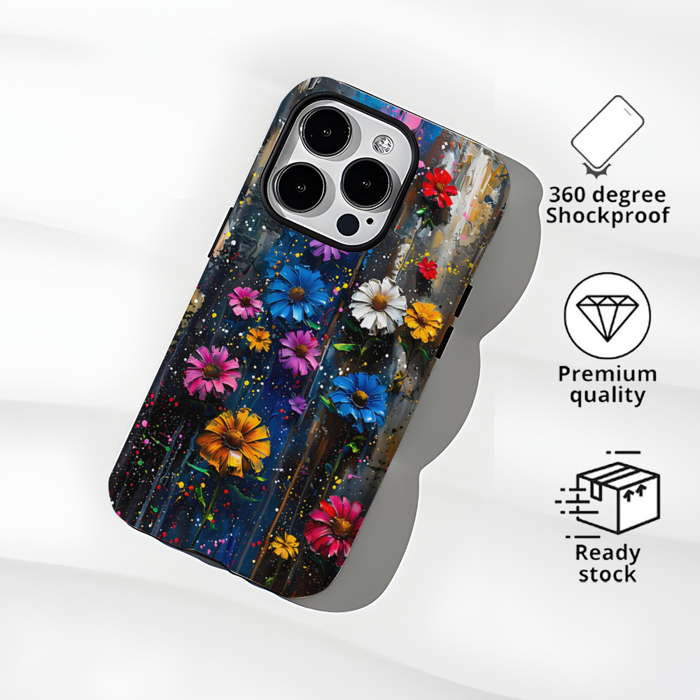 Vintage Flowers Printed Phone Case for Apple iPhone