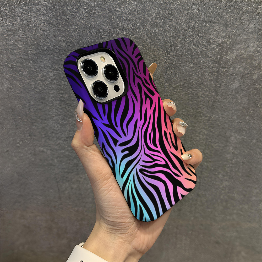 Colorful Tiger Printed Phone Case for Apple iPhone