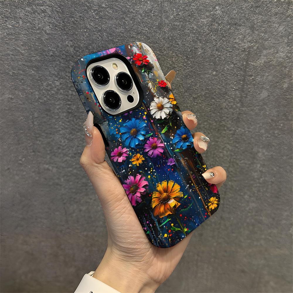 Vintage Flowers Printed Phone Case for Apple iPhone