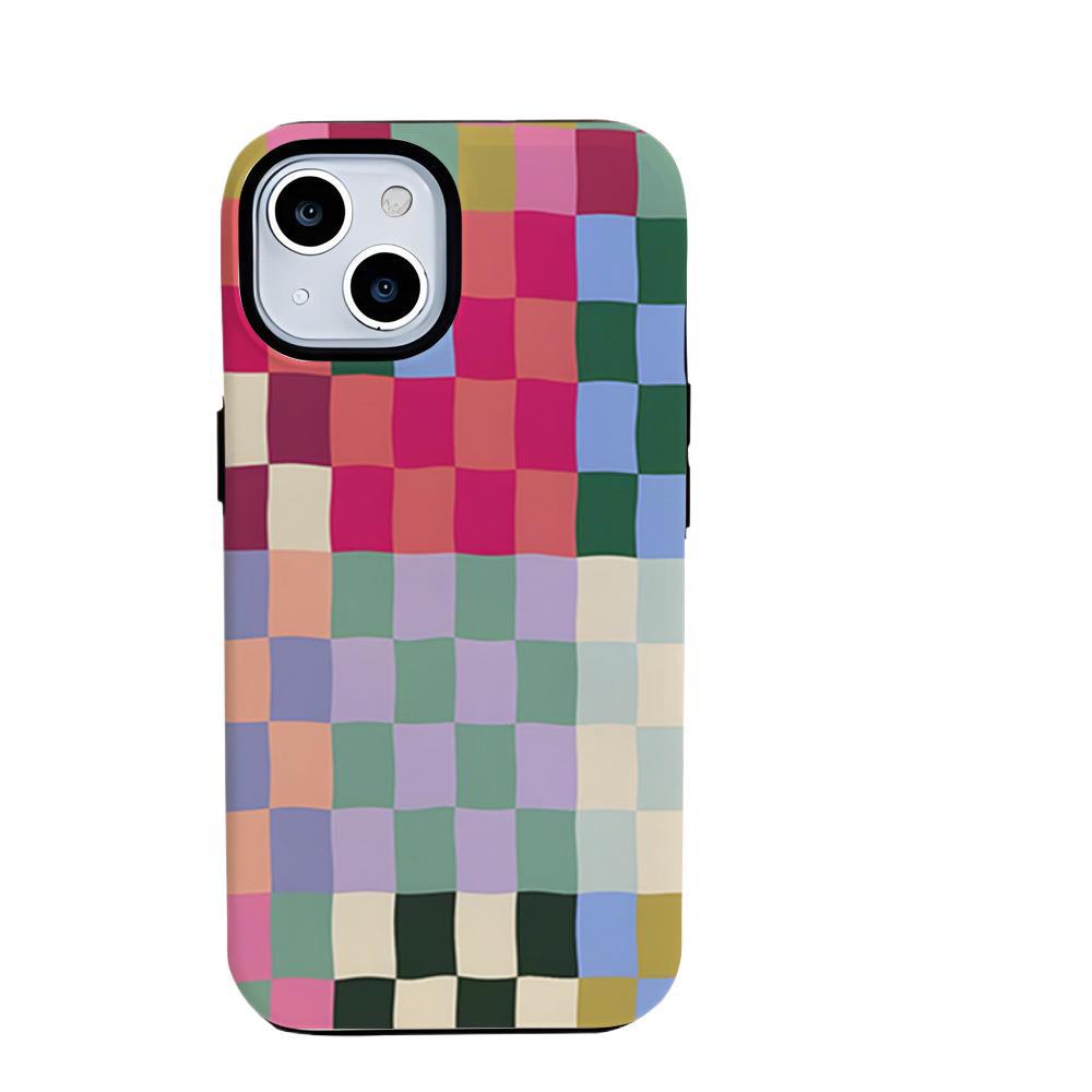 Cross-border explosive irregular box 2-in-1 film case for iPhone