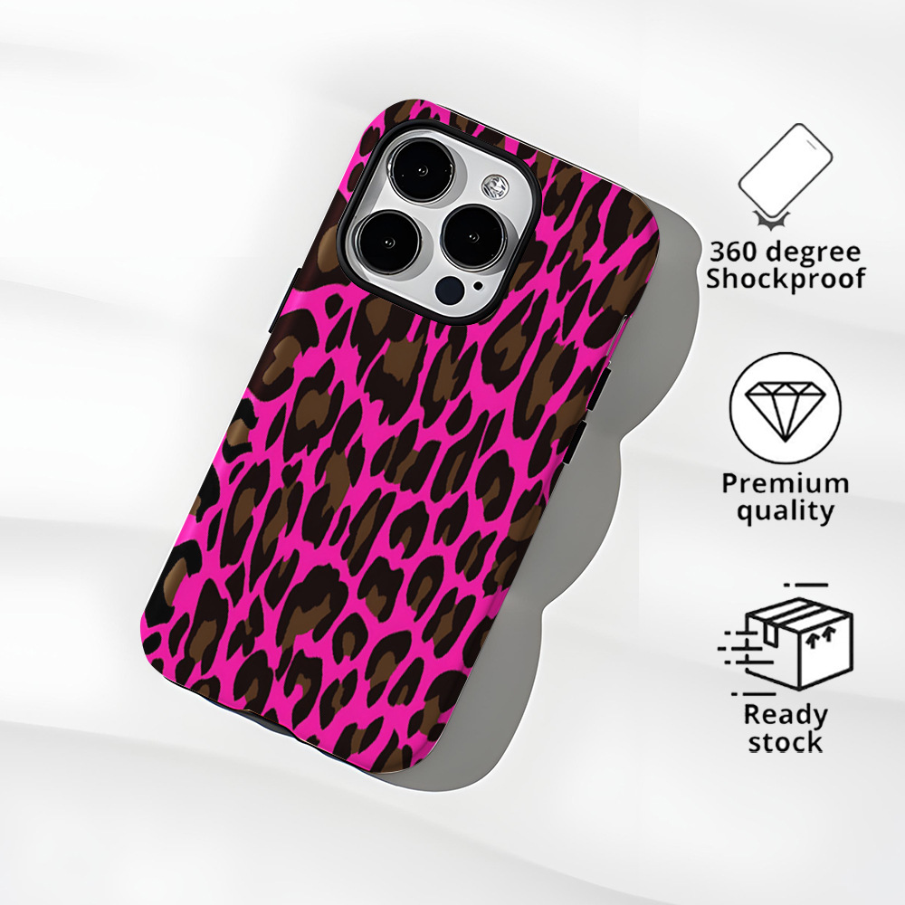 Leopard Printed Phone Case for Apple iPhone