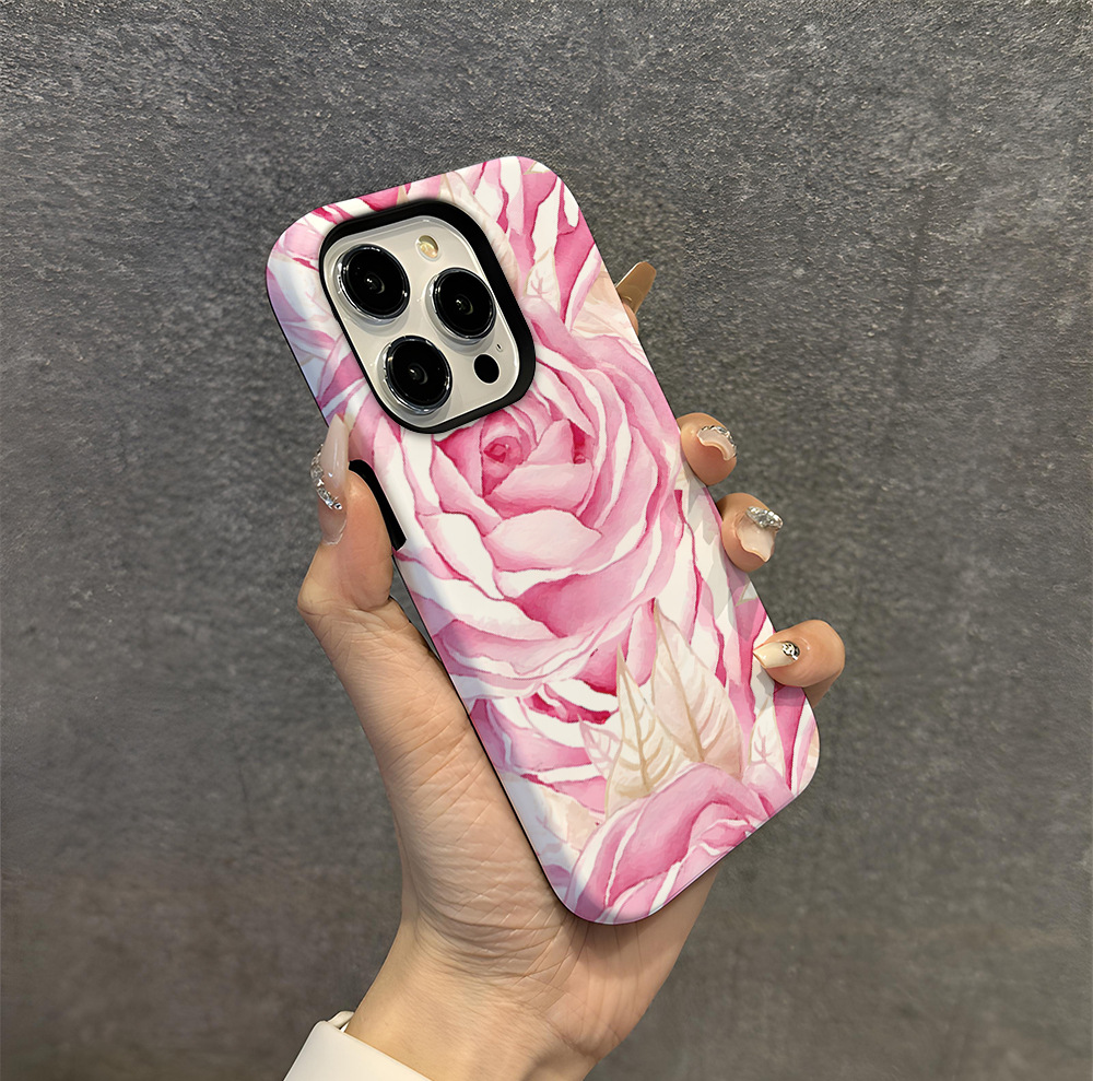 Flower Printed Phone Case for Apple iPhone