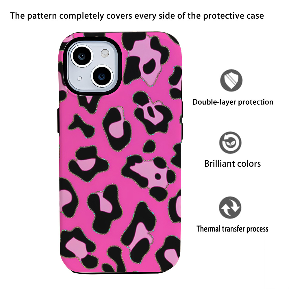 Leopard Printed Phone Case for Apple iPhone