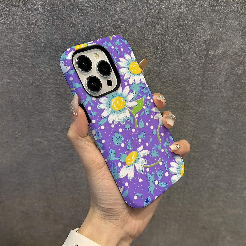 Painted Flowers Printed Phone Case for Apple iPhone