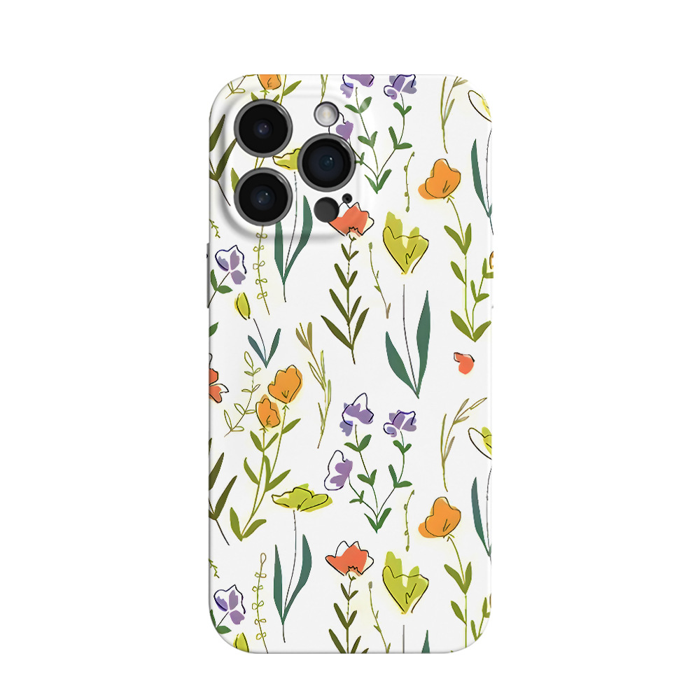 Floral Printed Phone Case for Apple iPhone