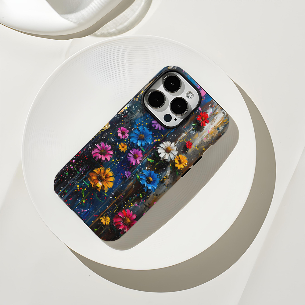 Vintage Flowers Printed Phone Case for Apple iPhone