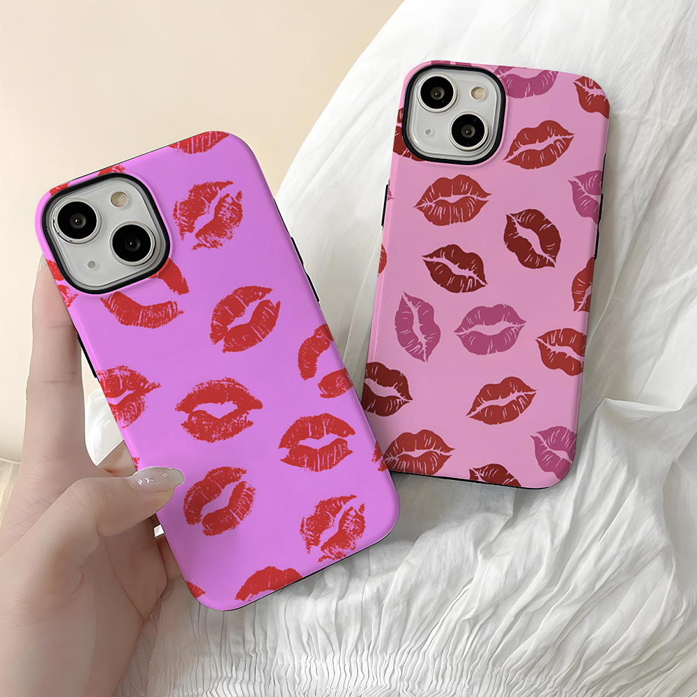 Lip Printed Phone Case for Apple iPhone