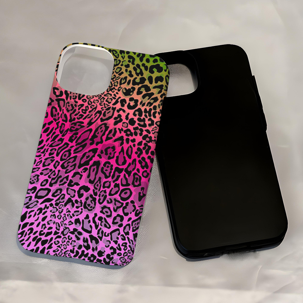 Gradient leopard Printed Phone Case for Apple iPhone