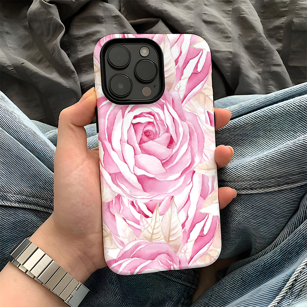 Flower Printed Phone Case for Apple iPhone